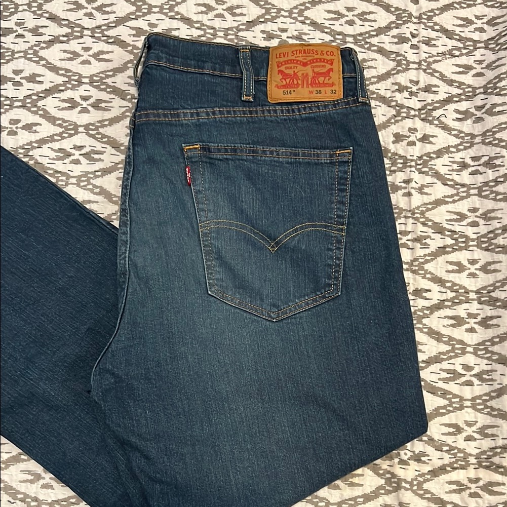 Levi's 514 Men's Blue Jeans 38/32